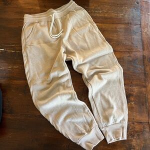 NWOT UNIVERSAL THREADS Tan/Beige Joggers Sweatpants M